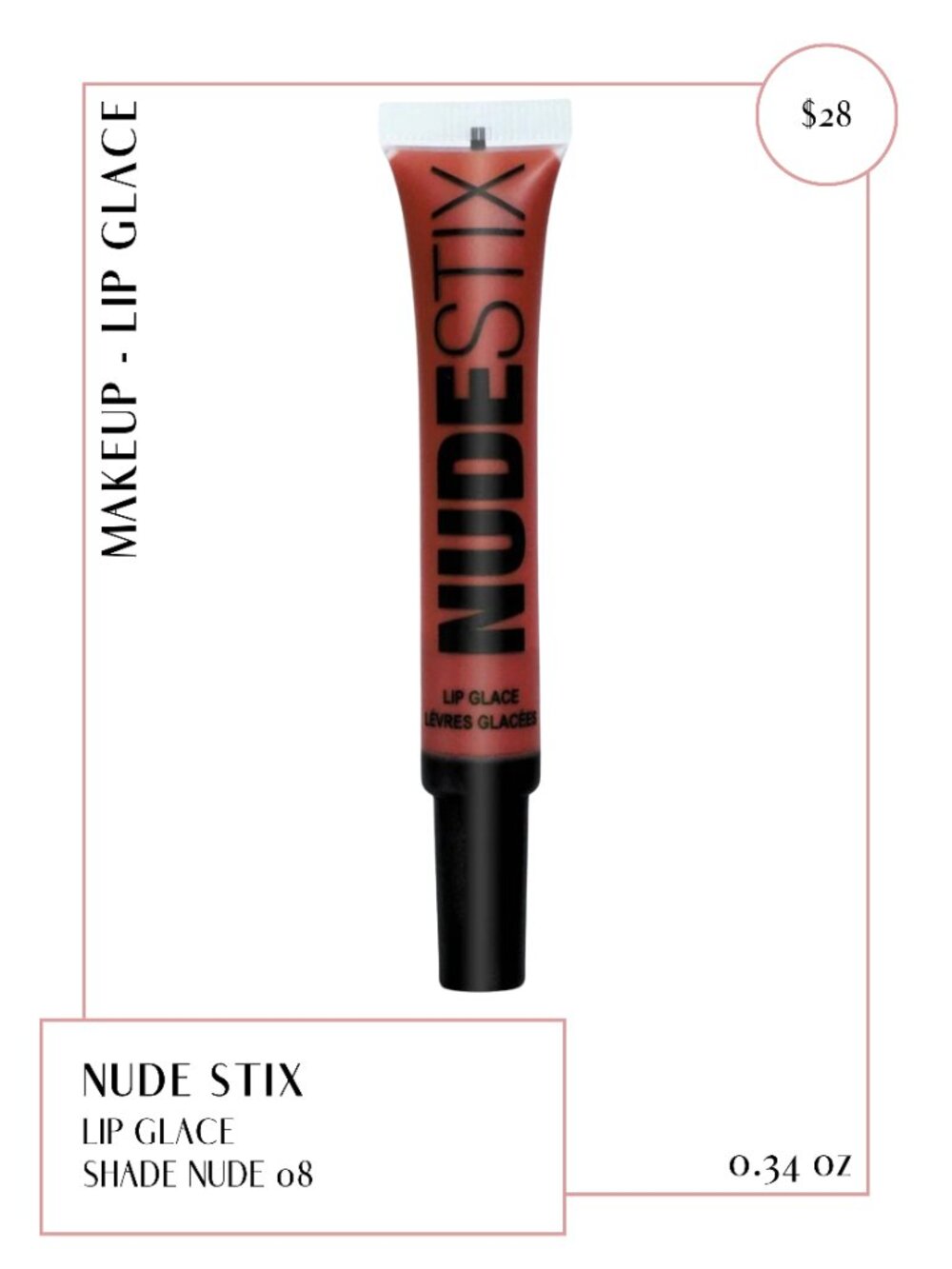 Nude Stix Lip Glace Shade Nude #08